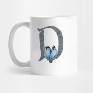 Avian Alphabet D - Turquoise dacnis Mug